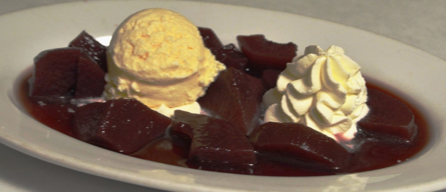 PoachedAnjouPearsinRedWine_edited Pomme Frite